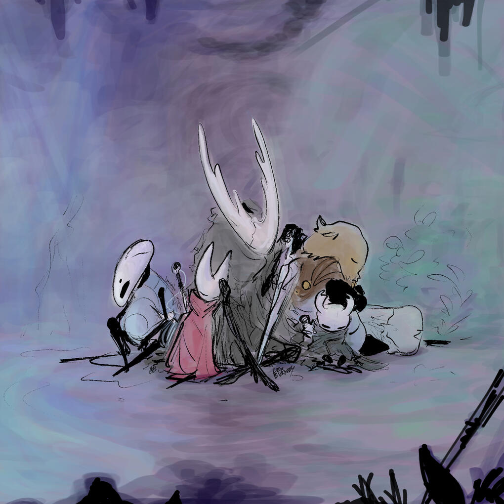 Illustration: Hollow Knight Fan-art