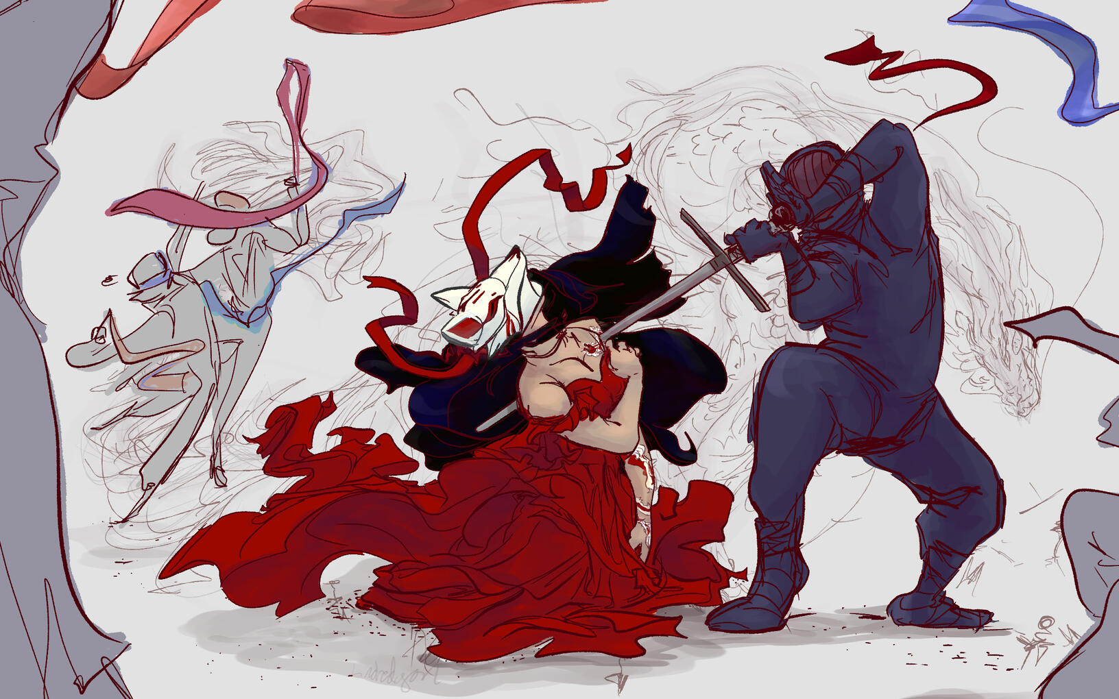 Illustration: Lindred's Performance (Seeds of Magic)